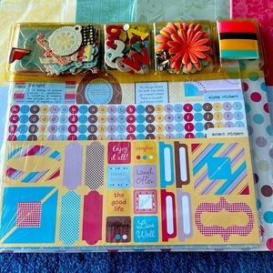 Scrapbook 12x12 album with accessories